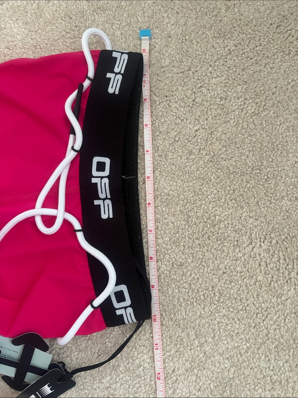 OFF White Hot Pink Sports Bra & Bike Shorts Set - Picture 9 of 9